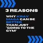 Lifting is brilliant. Strength training as you age is one of the best things you can do for your body and I'd encourage it every single time.

But Krav Maga adds something the gym alone can't give you — and that's what the three slides are about.

The two work together better than most people realise. A lot of our students train in the gym AND train Krav Maga. Each one makes the other more effective.

What Krav Maga brings to the table is purpose. You're not just getting fitter — you're learning to move with intent, handle pressure, and walk through the world with a bit more confidence in yourself.

We teach beginner Krav Maga here in Kilwinning, North Ayrshire. The next course starts 11th May — 4 weeks, £99, no experience needed.

Just drop me a message to find out more 👇