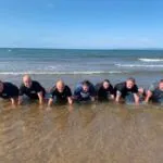 Early morning beach training with Instructor Steve yesterday 🌊👊
Steve has a UK armed forces background, so he's no stranger to getting the job done wherever he's needed — and he loves nothing more than putting the team through some hard training.

Sun was out, water was "warm-ish"... but sand in your eyes and a mouthful of sea water mid-takedown hits different to training on a nice soft mat 😅
Truth is, in a real situation you don't get to pick the environment. So we don't just train in the gym — we train in the places that make it hard, because that's when you find out what actually works.

Sandy, salty, humbled. 10/10, would get dunked again. 💪