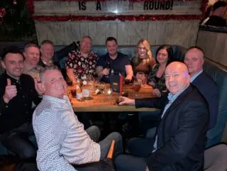 The last Saturday class of the year done and dusted...it was time for some Christmas drinks and food with some of our awesome club members last night🍻🎅🎉. A few more PT sessions for me, then time for a few days off🙂👊👍🎄@ewanrisk @welshyboyo87 @natashadsc